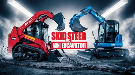 Skid Steer vs. Mini Excavator (2024 Comparison) • HEA